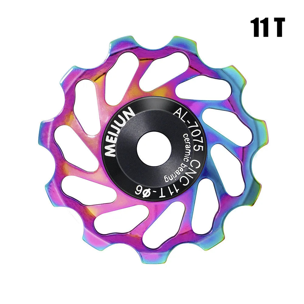 15T keramische jockey wheel – AL7075 CNC-aluminium voor MTB-achterderailleur