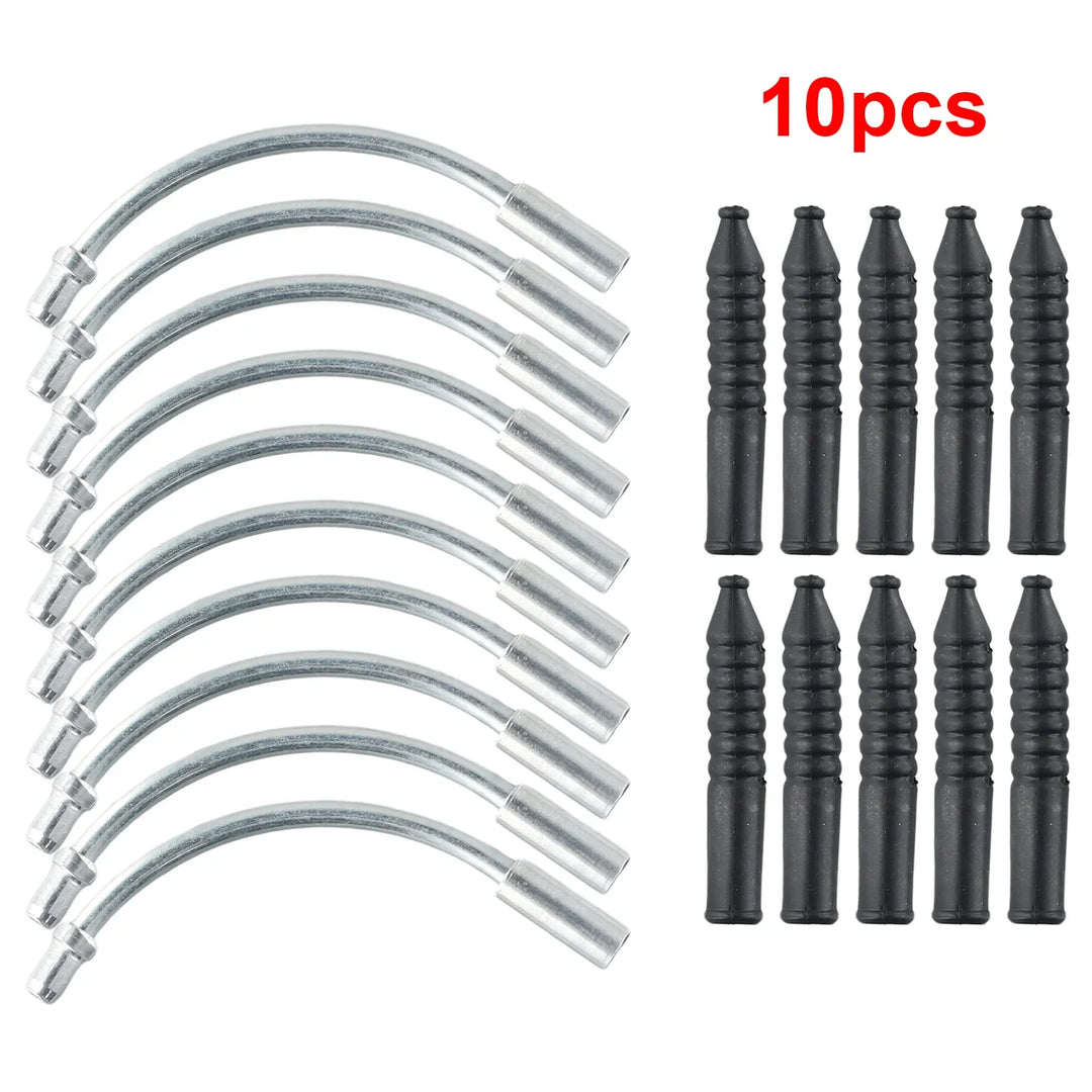 Set da 10 pezzi di tubo e supporto V‑Brake per MTB – Guaina guida in alluminio/plastica