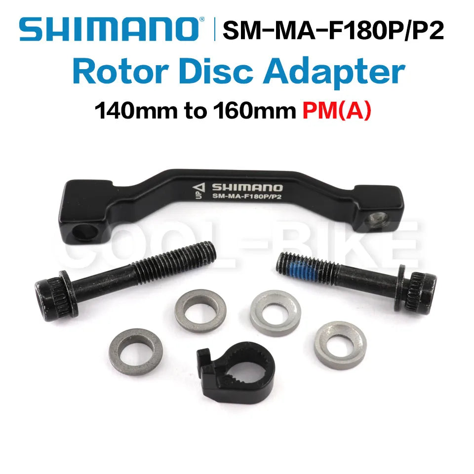 Shimano Disc Brake Adapter PM to PM, 180-203mm Rotors – RT86/RT81/RT56