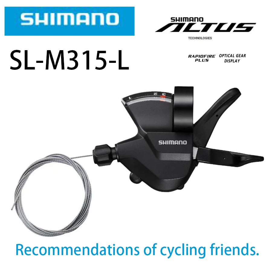 Shimano Altus MTB Alavanca de mudança esquerda 2x8/3x7 – 3s