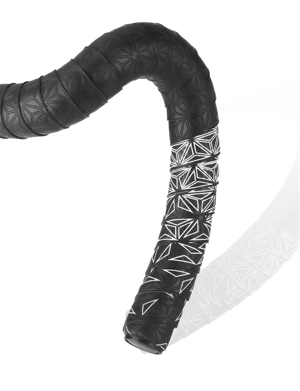 Rotes PU Anti‑Rutsch Lenkerband-Set – 2 Stück mit Endkappen