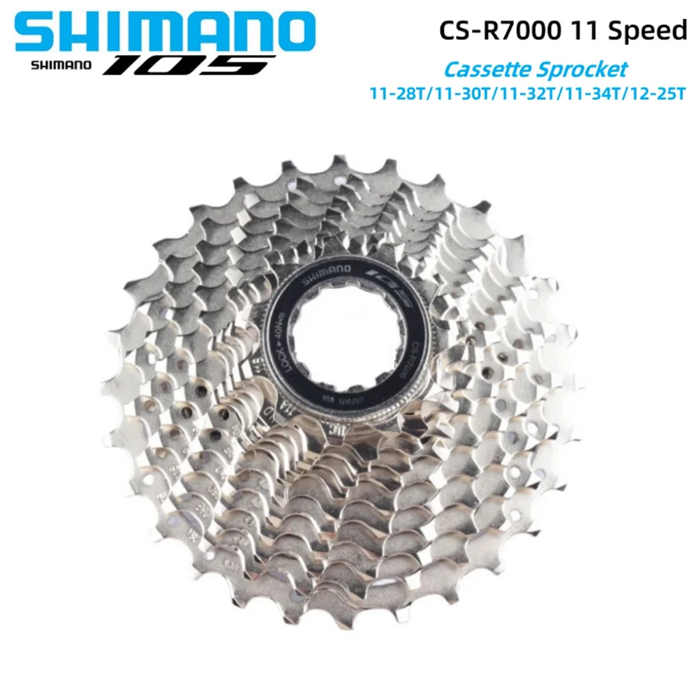 Shimano 105 R7000 11‑Speed 11‑32T Cassette for Road Bikes