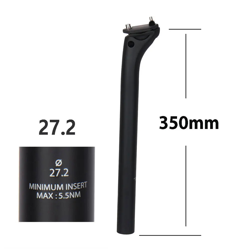 ELITAONE Tija de șa din carbon MTB/Road 27.2‑31.6mm, 20mm offset, 400mm