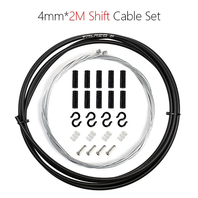 Kit cavo cambio e freno bianco 2,5 m 4 mm/5 mm – MTB e strada