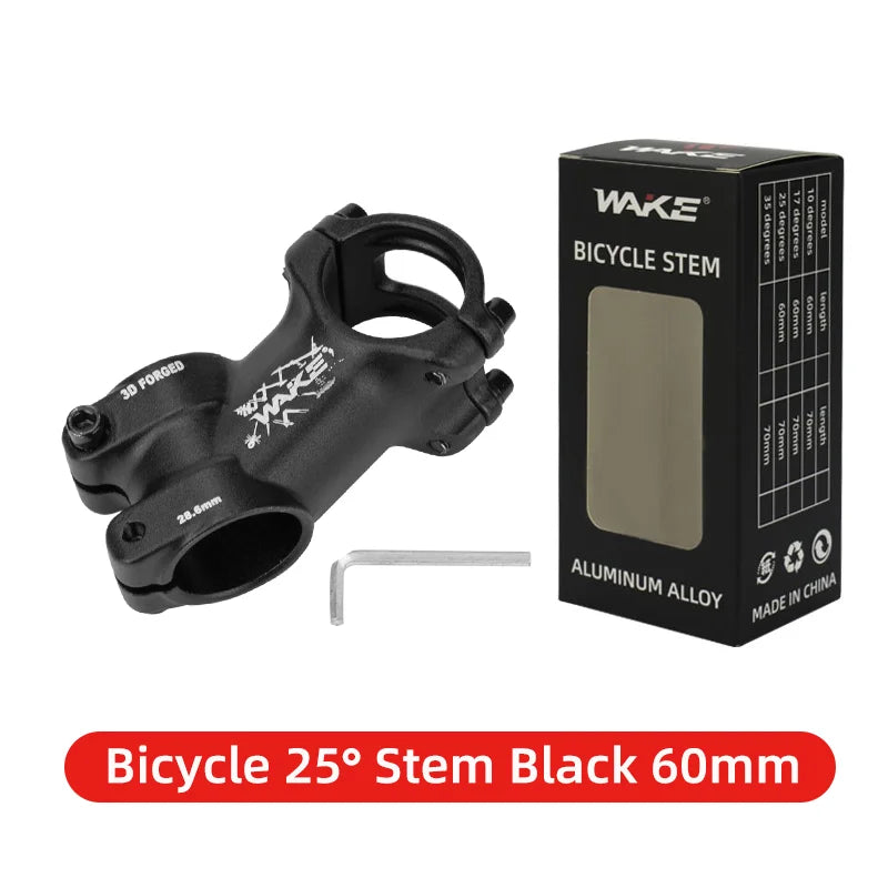 WAKE Ultralight 31.8mm Tija de bicicletă 25° 80mm – MTB & Road