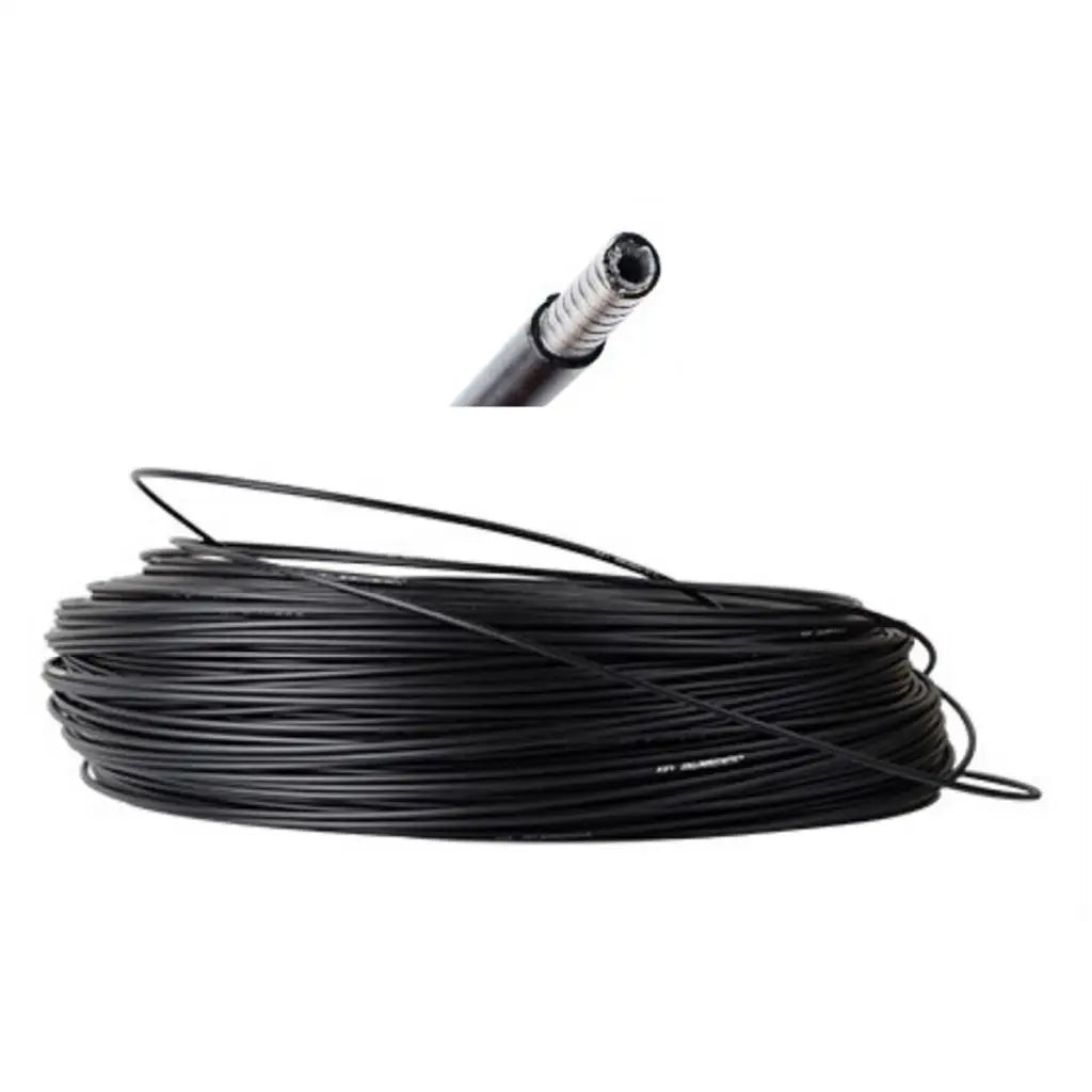 5m 5mm Bike Brake Cable Housing - PVC, Steel Reinforced, Black