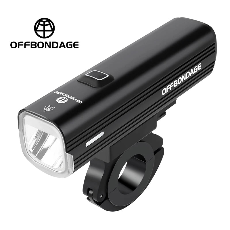 OFFBONDAGE 1000Lumen USB Cykelfrontlys – IPX6 vandtæt