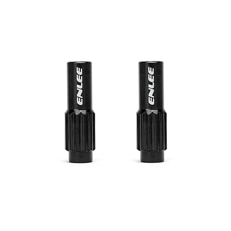 Vis de régulateur de dérailleur ENLEE – 2pcs en alliage d'aluminium, noir
