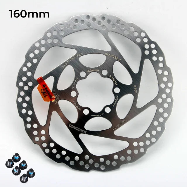 ZEROING RT56-S Disc de frână din oțel inoxidabil de 160 mm cu 6‑șuruburi – MTB și șosea