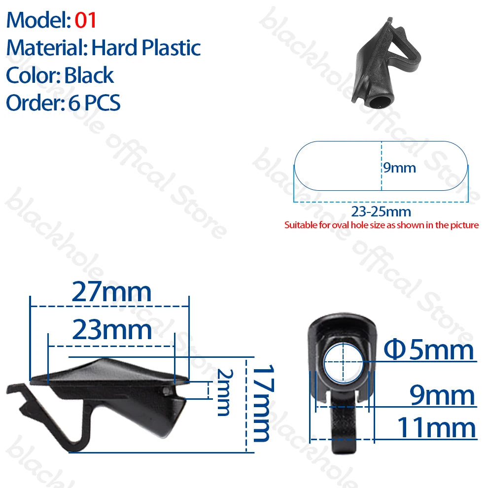 2 pezzi Modello 10 Spina per Cavo in Silicone per Bici – MTB, Strada e E‑Bike, Nero
