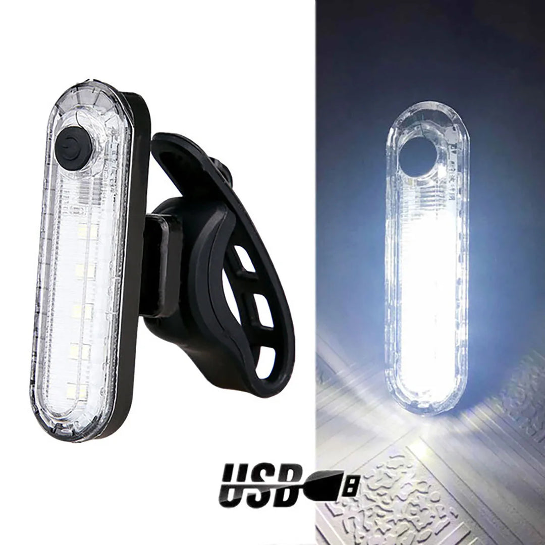 Lumină spate pentru bicicletă reîncărcabilă USB – 2 bucăți roșii, ultra luminoasă, rezistentă la apă