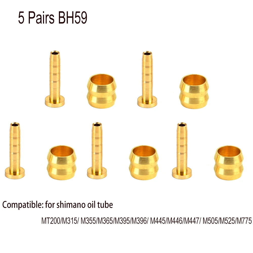 Tubo freno in rame testa oliva per Shimano Deore BH90/BH59 – Ago per olio