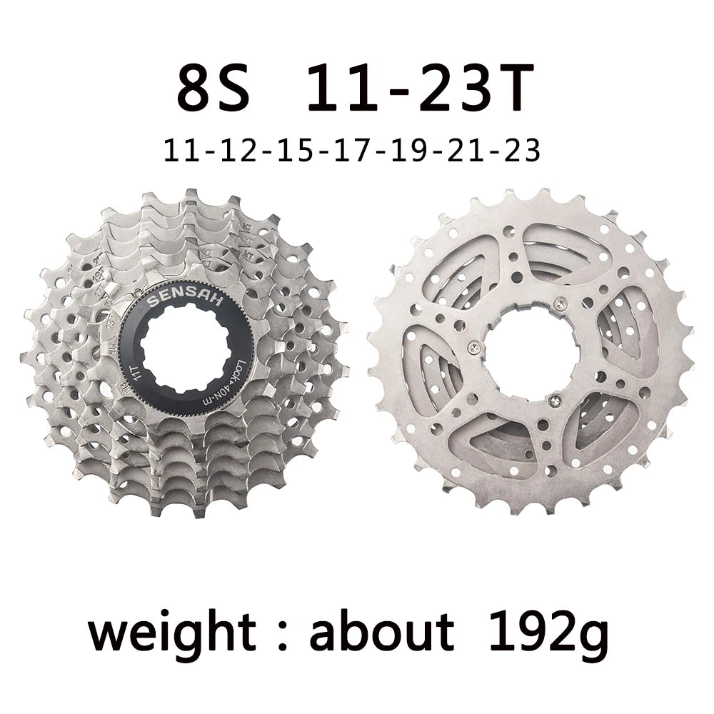 SENSAH 10‑versnellingen racefiets cassette 11‑32T stalen freewheel