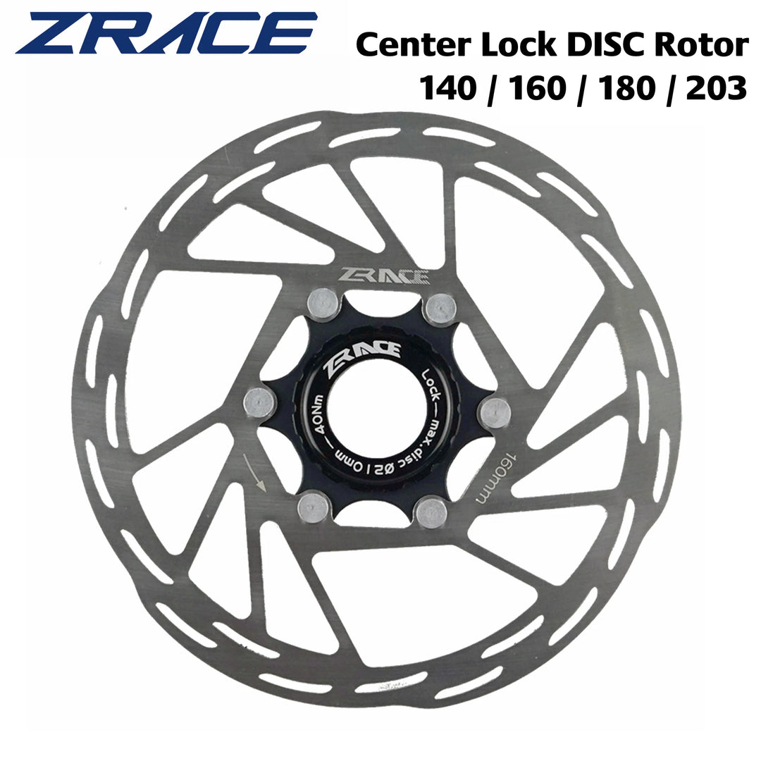 ZRACE Center Lock Disc Rotor 140mm – Heat‑Dissipating for MTB & Road
