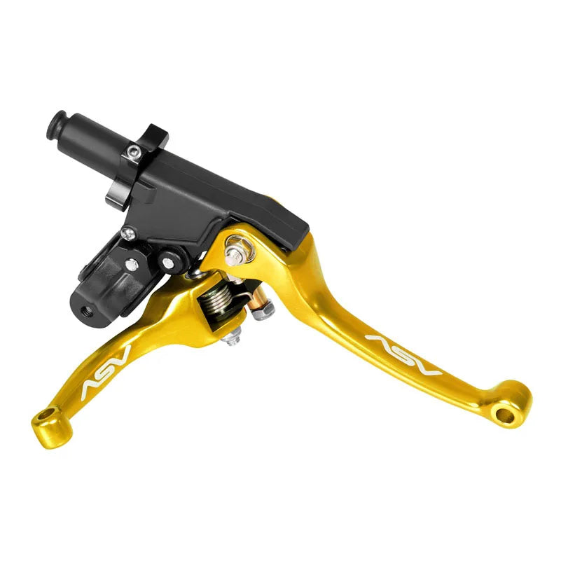 Set a leva frizione e freno pieghevole CNC in argento – Compatibile con KTM, Honda, Yamaha