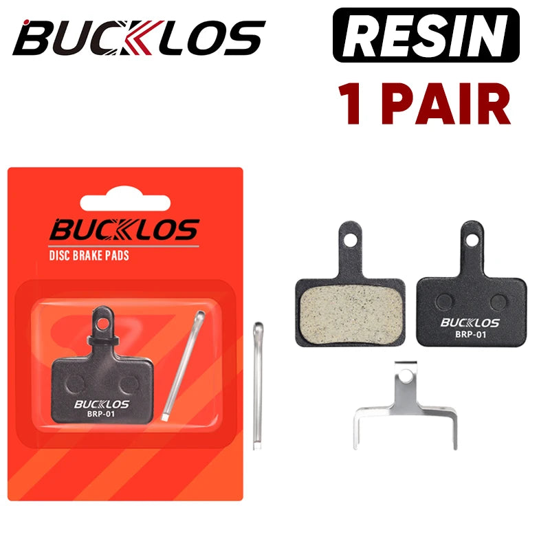Pastiglie freno a disco in resina BUCKLOS 8 paia – Shimano B01S/B03S/B05S